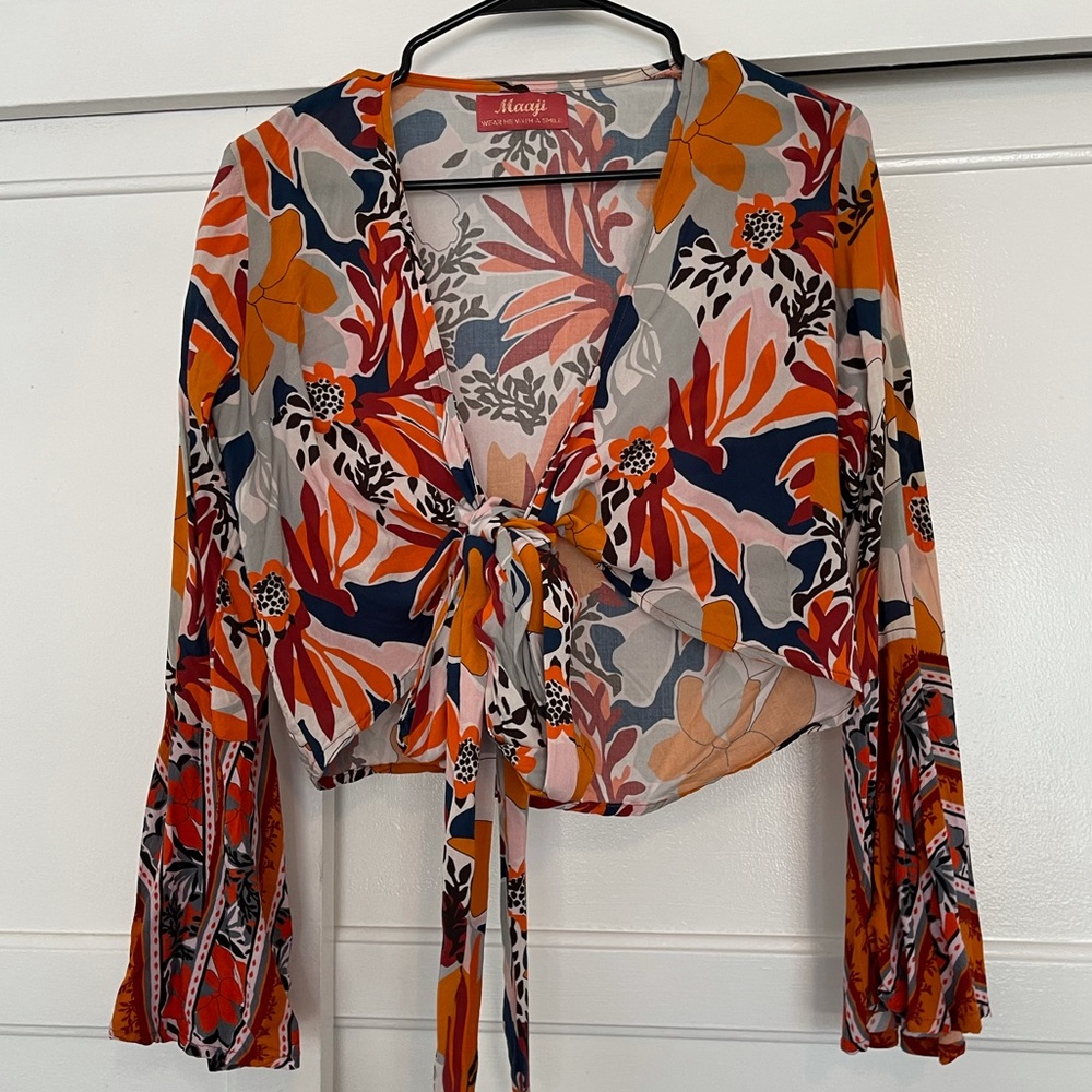 Maaji beach cover up or crop top